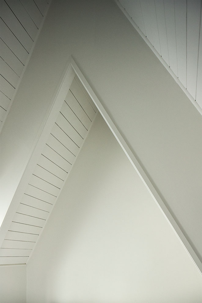 80s chalet style roof line renovated, Parnell extension