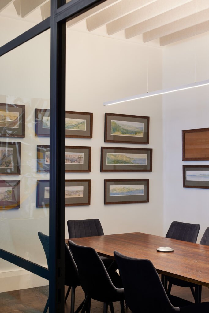 Meeting room, acoustically treated, Administrator House