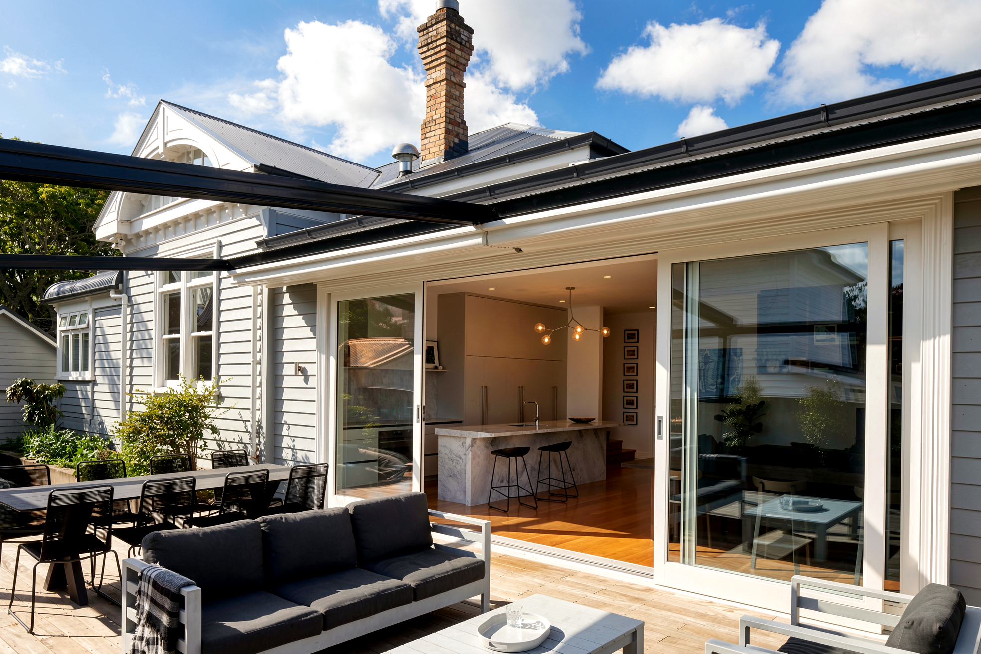 Extensive villa renovation with new outdoor living