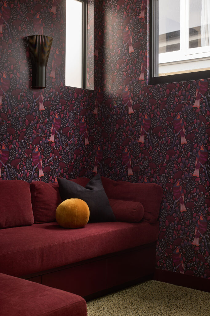Snug and media room in Mt Eden Bungalow renovation