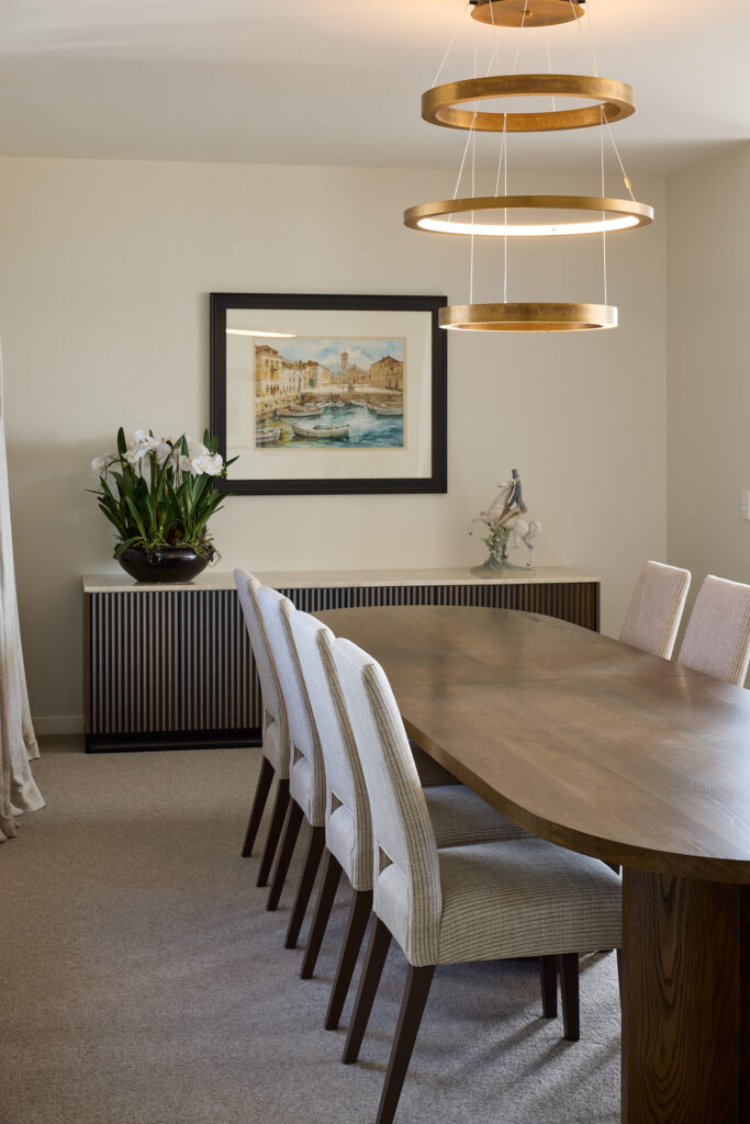 12 person dining table for the full family to sit around, new house