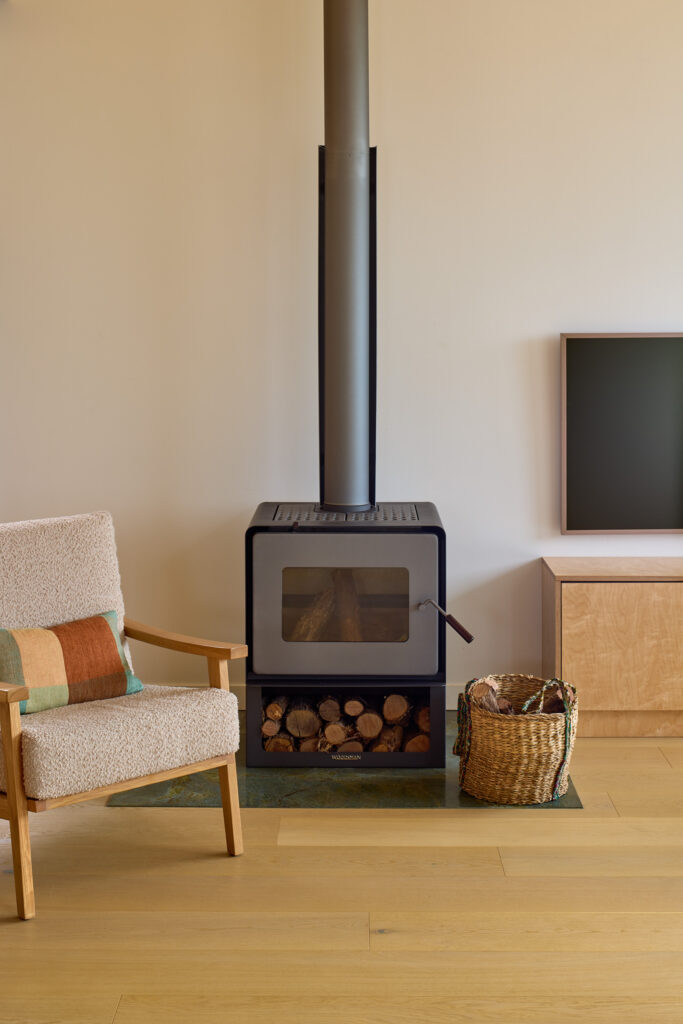 Rogan Nash Architects firebox perfect for winter nights