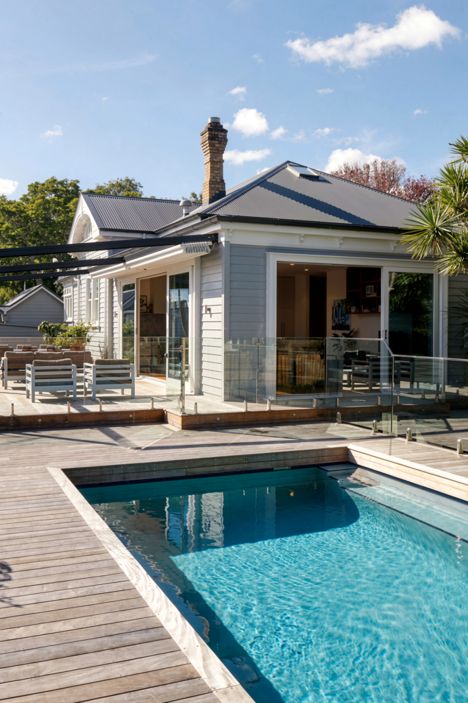 Extensive villa renovation with swimming pool, Mt Eden