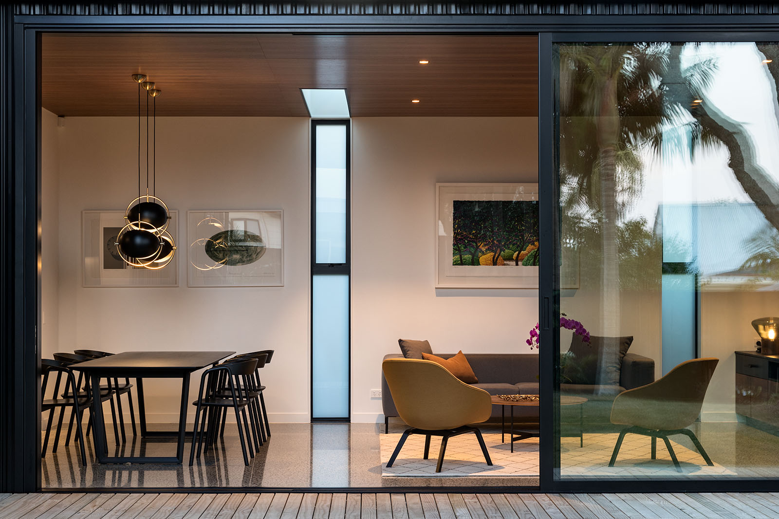 New build home hidden down private driveway, Westmere
