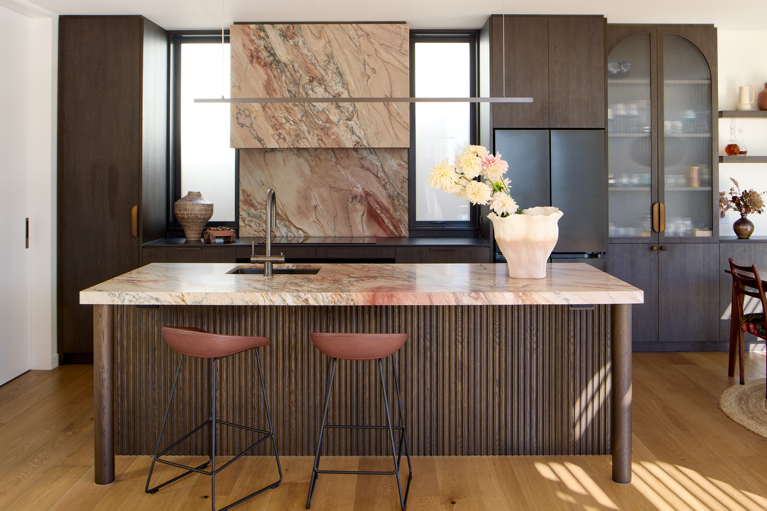 bungalow renovaiton dark stain kitchen 079