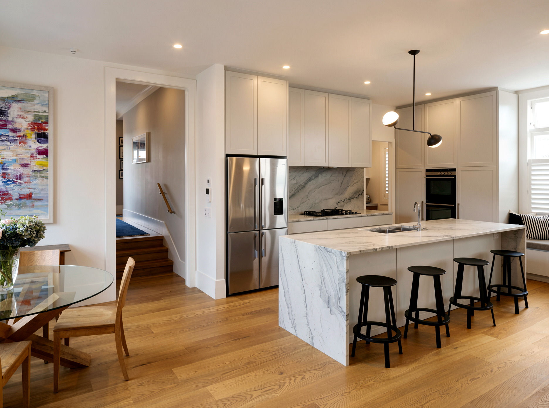 Kitchen and living extension, Grey Lynn bungalow renovation