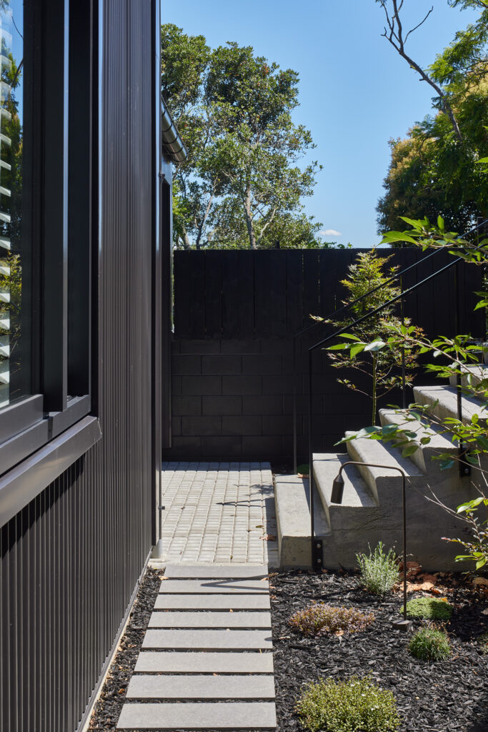 corrugated metal house