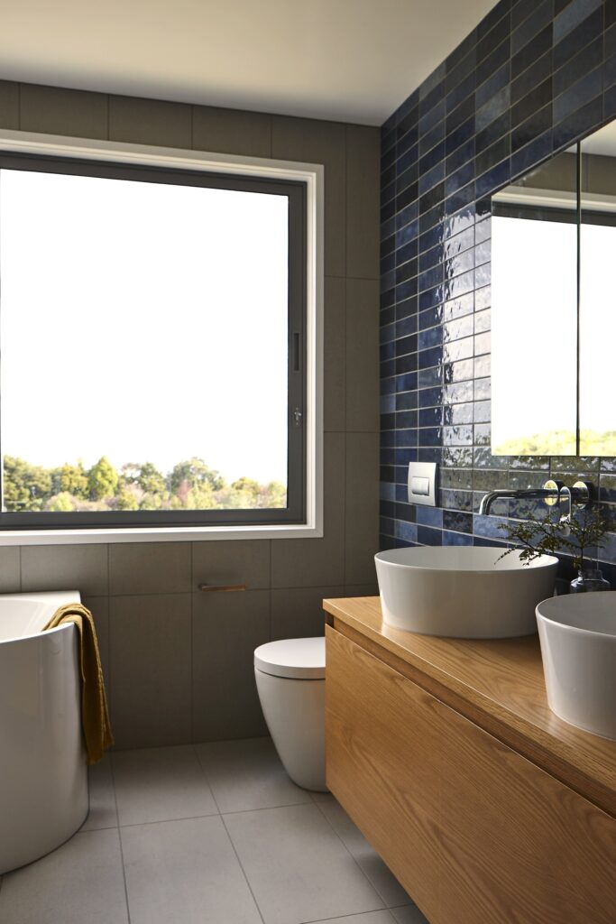 athroom interior, four-bedroom lifestyle home, Waipu