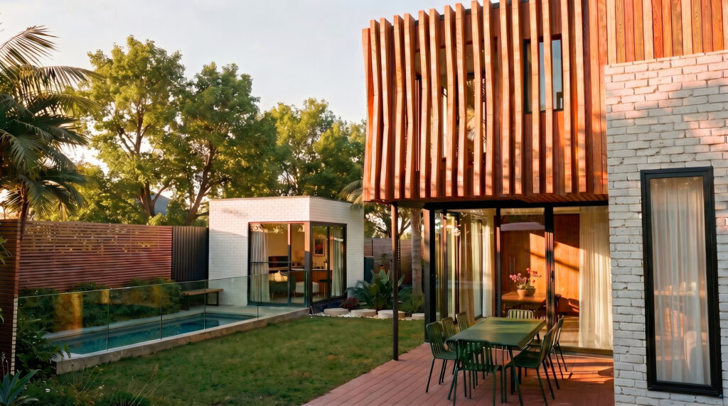 New family house in Westmere, Auckland with swimming pool