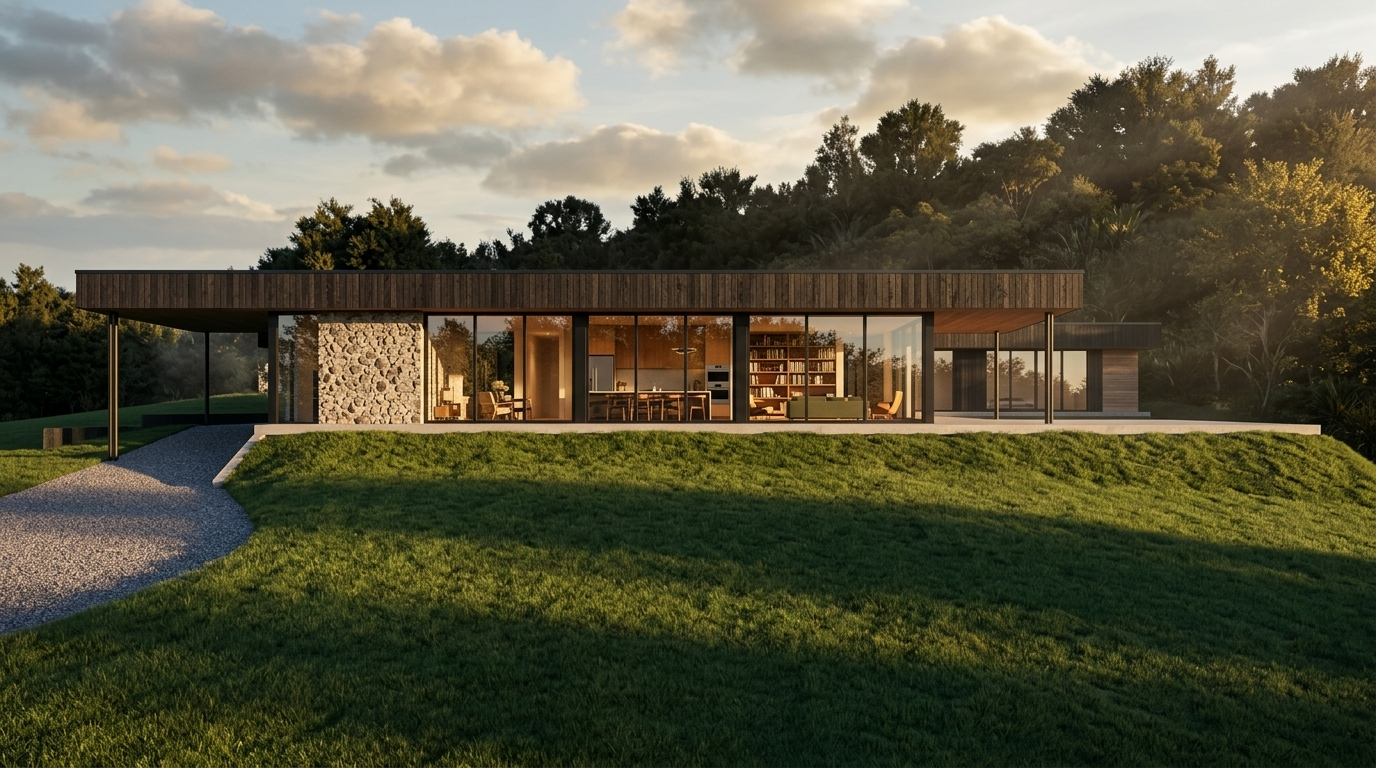 Rogan Nash Architects Matakana new house