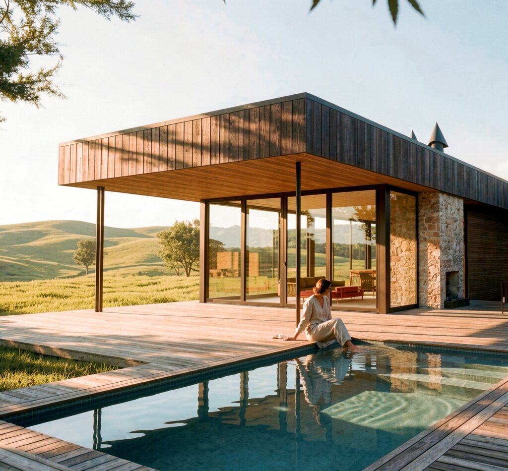 matakana house by Rogan Nash on lifestyle block