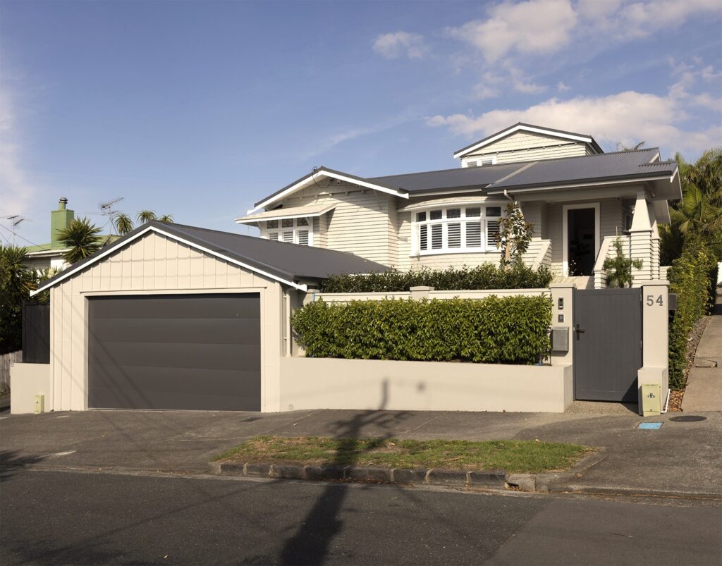 Grey Lynn bungalow renovation, street view