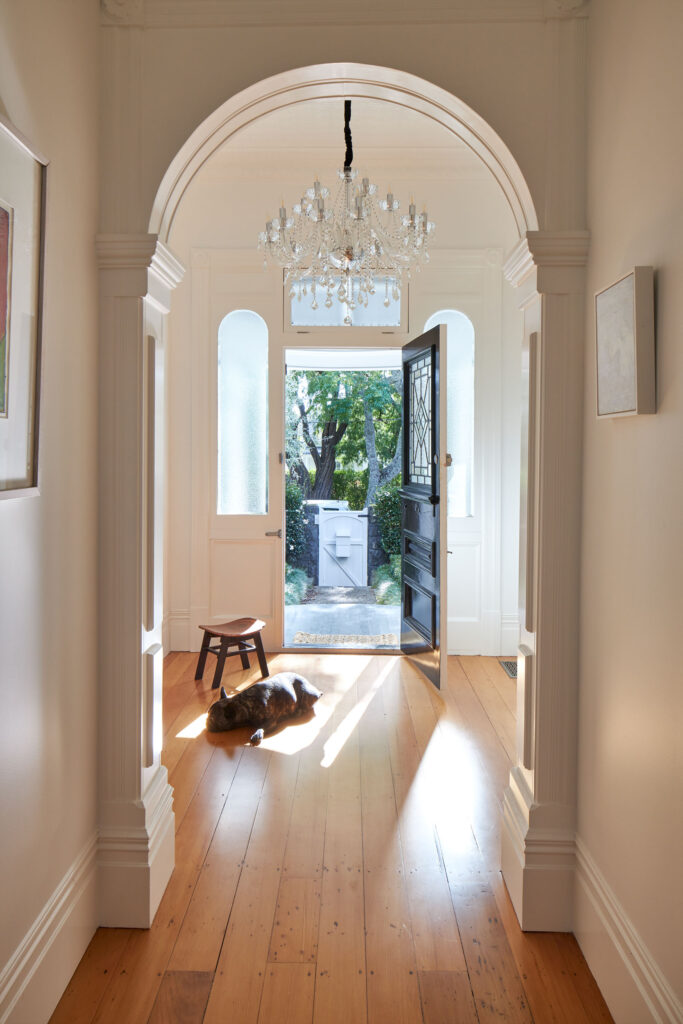 Heritage villa entry